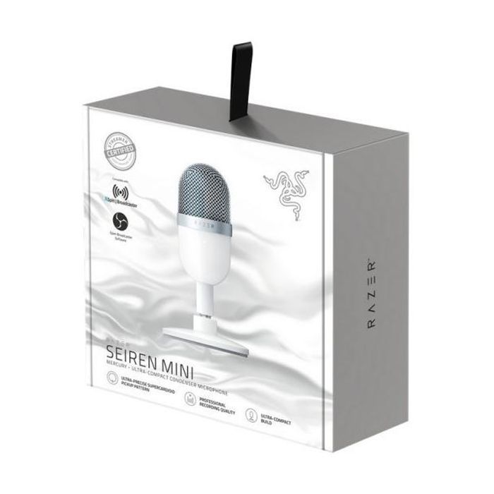 Мікрофон Razer Seiren mini Mercury (RZ19-03450300-R3M1) зображення 4
