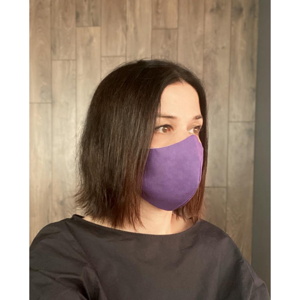 Захисна маска для обличчя Red point Фіолетова M (ХБ.02.Т.12.61.000) зображення 4