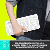 Клавиатура Logitech K380 Multi-Device Bluetooth White (920-009589) изображение 5
