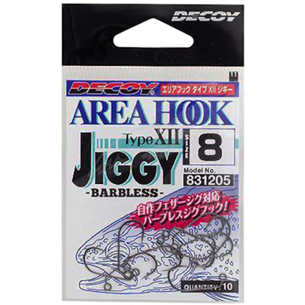 Гачок Decoy AH-12 Area Hook Jiggy 06 (10 шт/уп) (1562.08.75) зображення 2