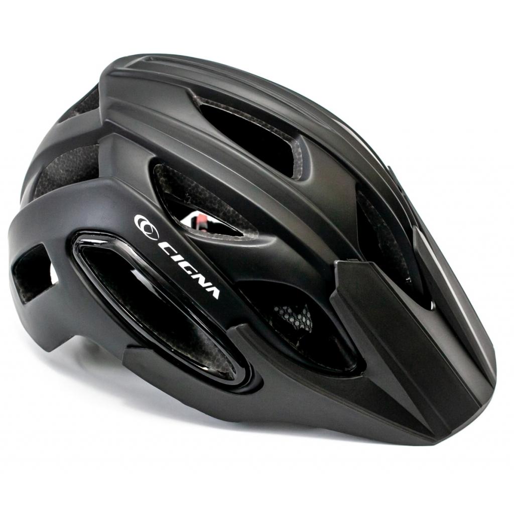 Шлем Cigna WT-088 L 58-61см Black + LED (HEAD-055)