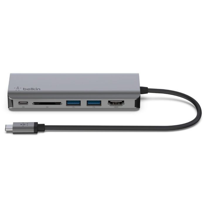 Концентратор Belkin USB-C 6in1 Multiport Dock (AVC008BTSGY) изображение 3