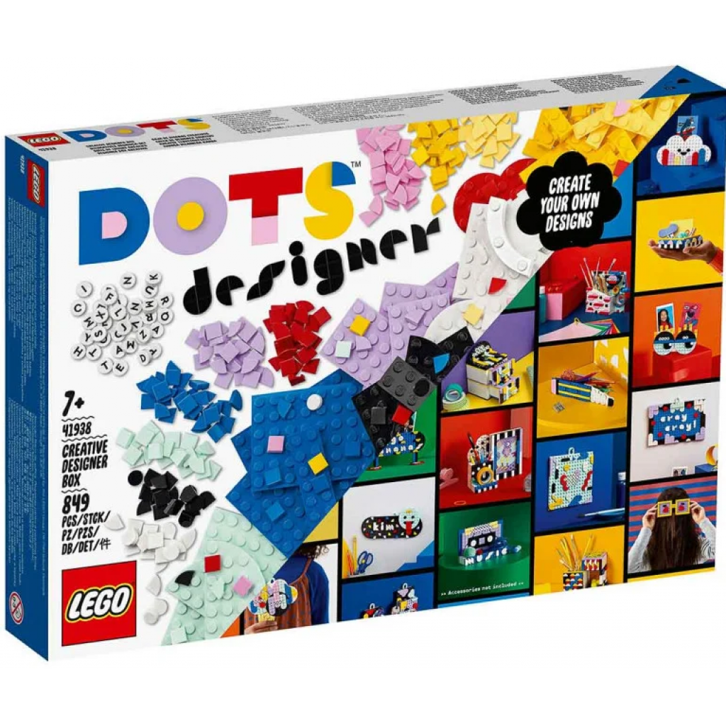 Конструктор LEGO DOTS Творчий набір для дизайнера 779 деталей (41938)