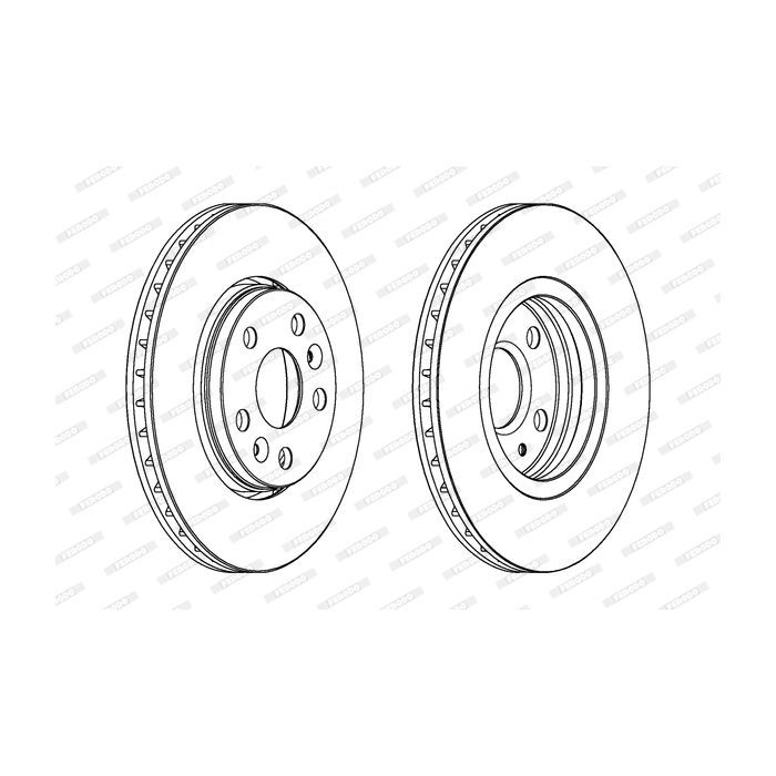 Тормозной диск FERODO DDF1733