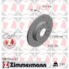 Тормозной диск ZIMMERMANN 100.1244.52