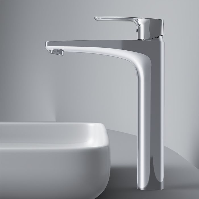 Смеситель AM.PM Gem, для умывальника высокий, хром (F90E92000) изображение 6