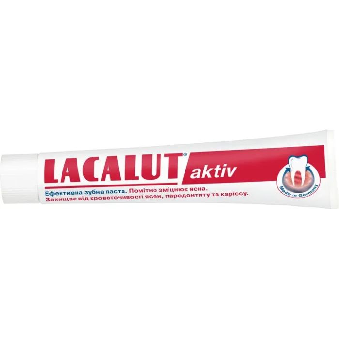 Зубна паста Lacalut aktiv 75 мл (4016369696309) зображення 2