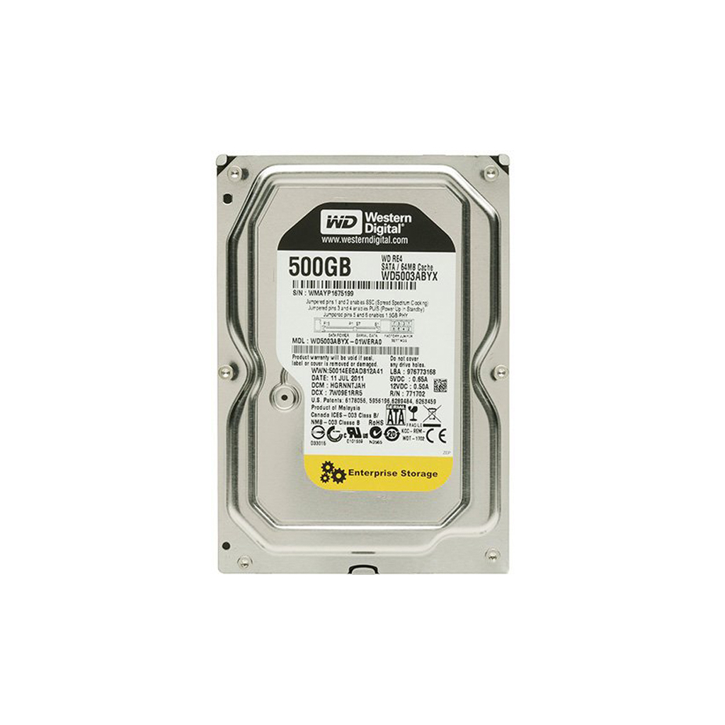 Жорсткий диск 3.5"  500Gb WD (# WD5003ABYX-FR #)