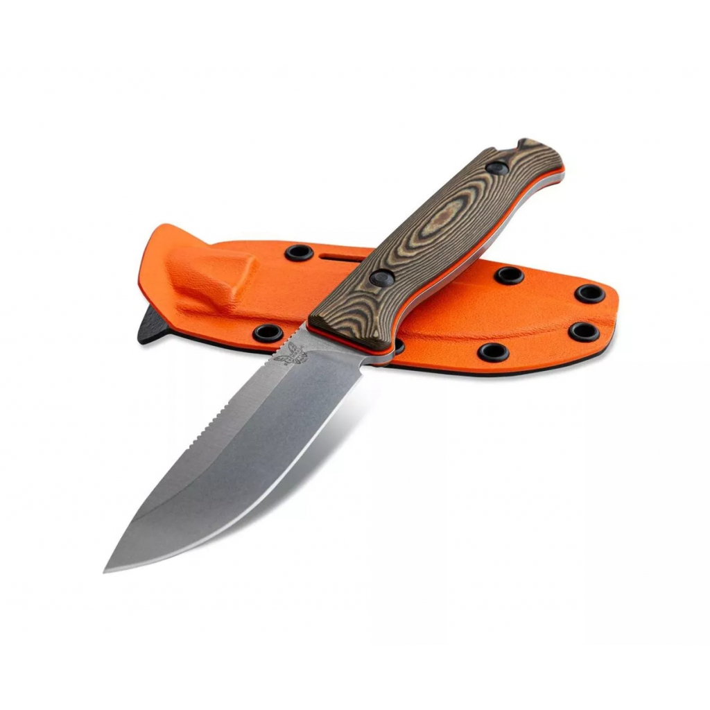 Нож Benchmade Saddle Mountain Skinner G10 + Richlite (15002-1) изображение 8