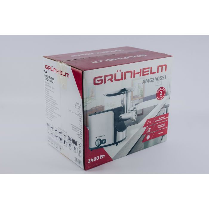 Мясорубка Grunhelm AMG240SSJ изображение 12