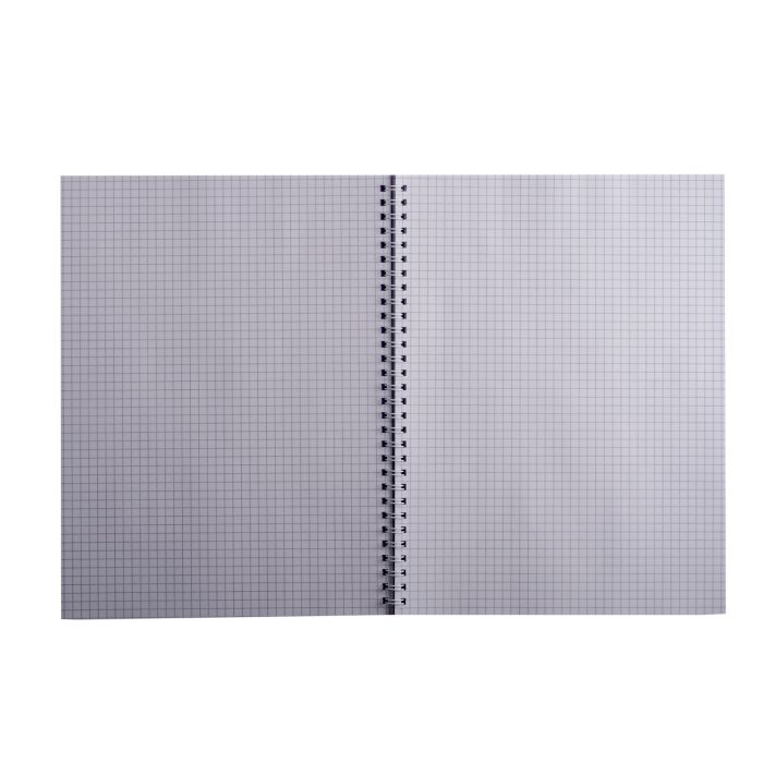 Тетрадь Buromax Favourite Pastel A4 80 листов, клетка пластиковая обложка Си (BM.24452154-26) изображение 2