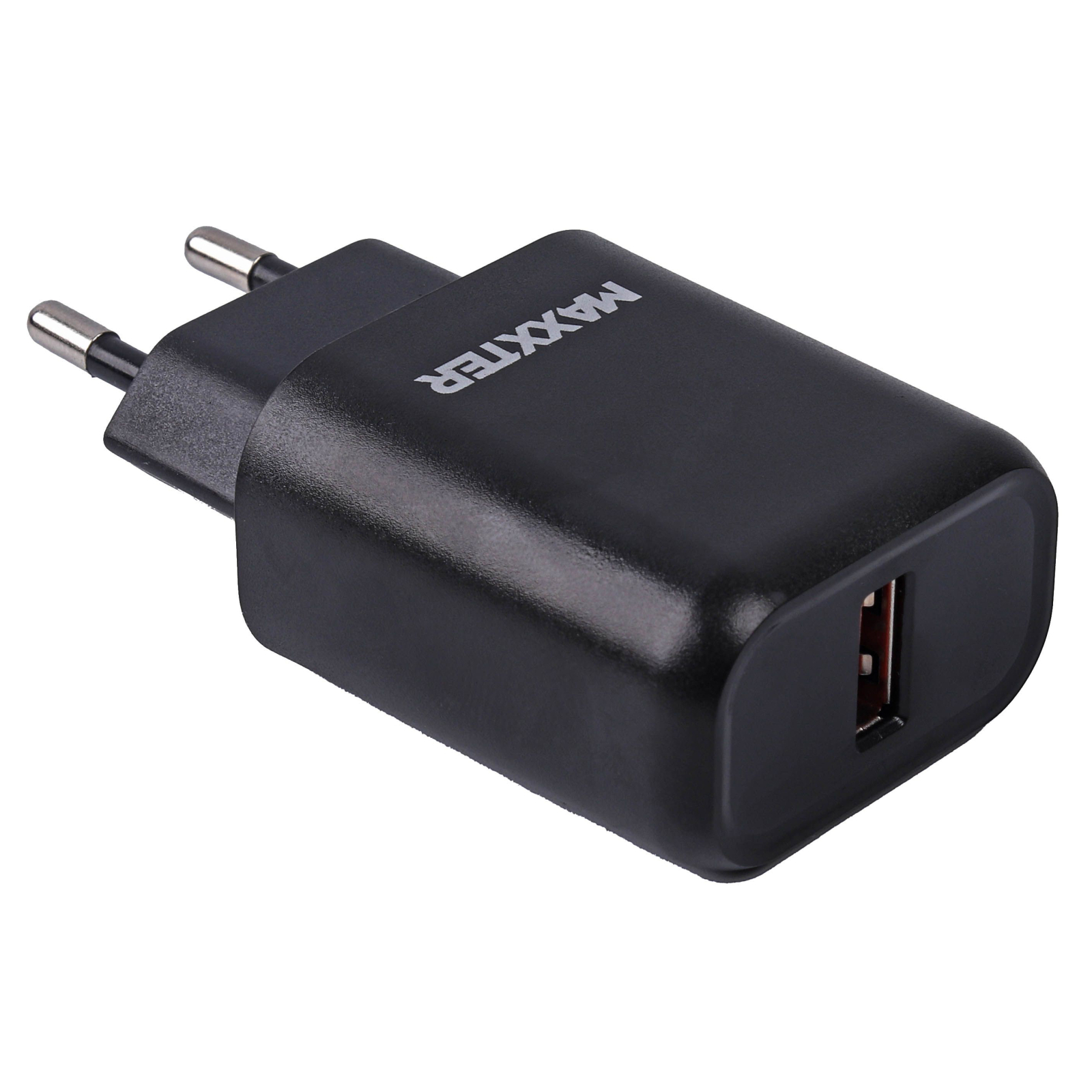 Зарядное устройство Maxxter 1 USB + cable Micro-USB (WC-QC-AtM-01)