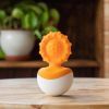 Погремушка Fat Brain Toys прорезыватель-неваляшка dimpl wobl оранжевый (F2172ML) изображение 3