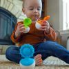 Погремушка Fat Brain Toys прорезыватель-неваляшка dimpl wobl оранжевый (F2172ML) изображение 4