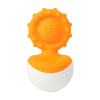 Брязкальце Fat Brain Toys прорізувач-неваляшка dimpl wobl помаранчевий (F2172ML)