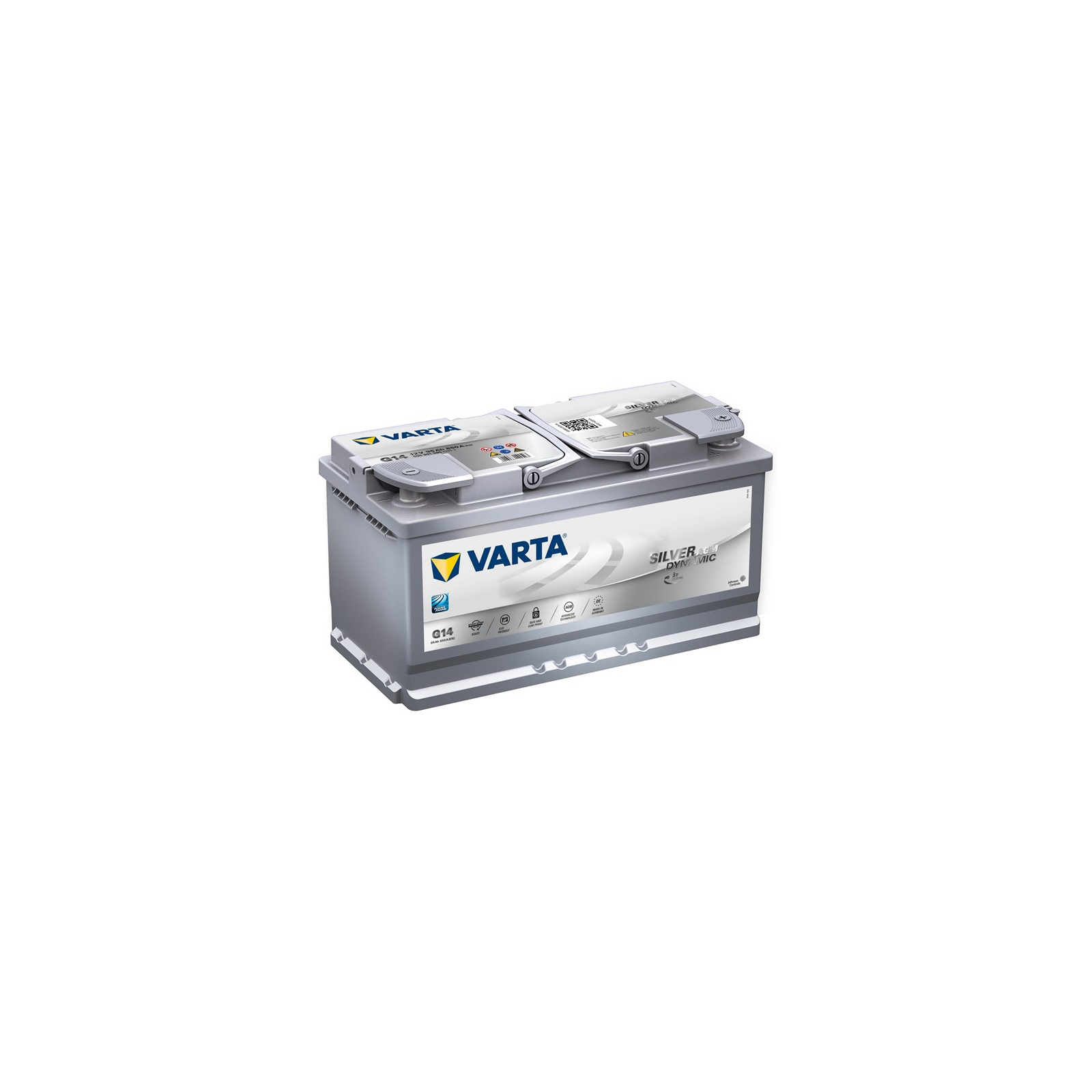 Акумулятор автомобільний Varta Silver Dynamic AGM 95А Ев (-/+) G14 (850EN) (595901085)