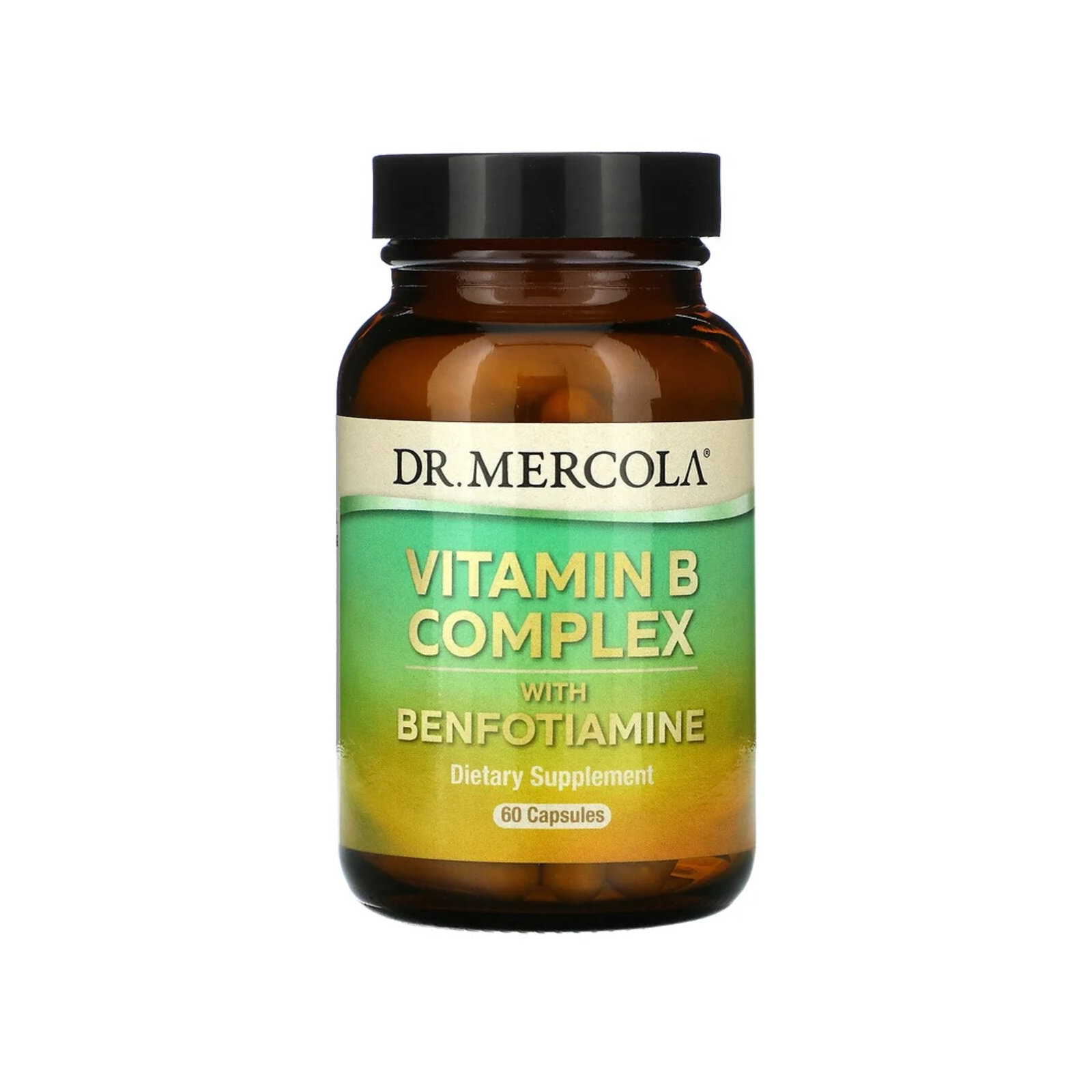 Вітамін Dr. Mercola Комплекс Вітамінів B з бенфотіаміна, Vitamin B Complex with (MCL-01834)
