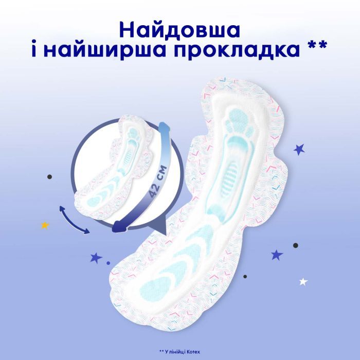 Гигиенические прокладки Kotex Night Extra 4 шт. (5029053548890) изображение 6
