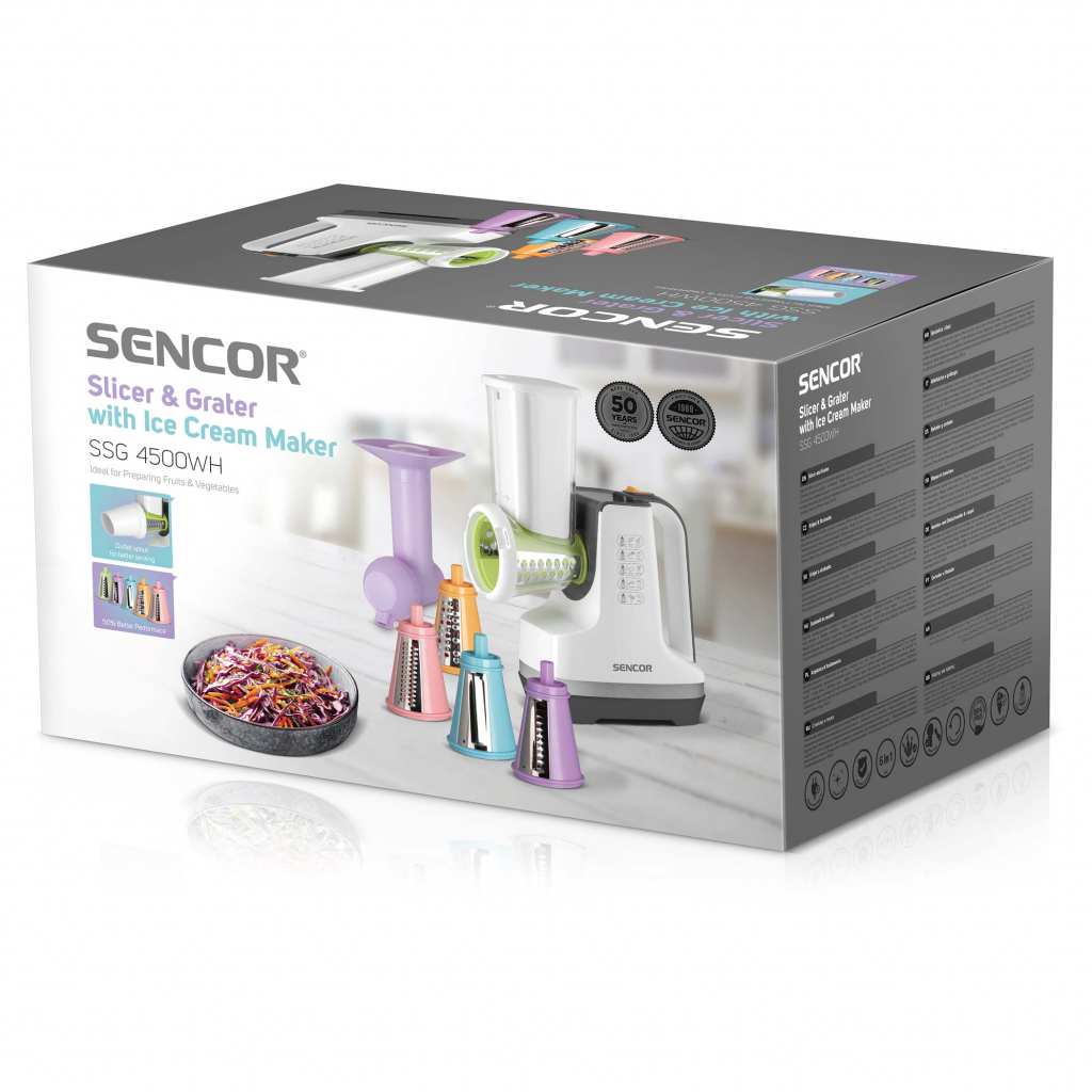 Кухонний комбайн Sencor SSG 4500WH зображення 12