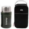 Термос Tramp с широким горлом в чехле 0.8 л Olive (UTRC-132-olive)