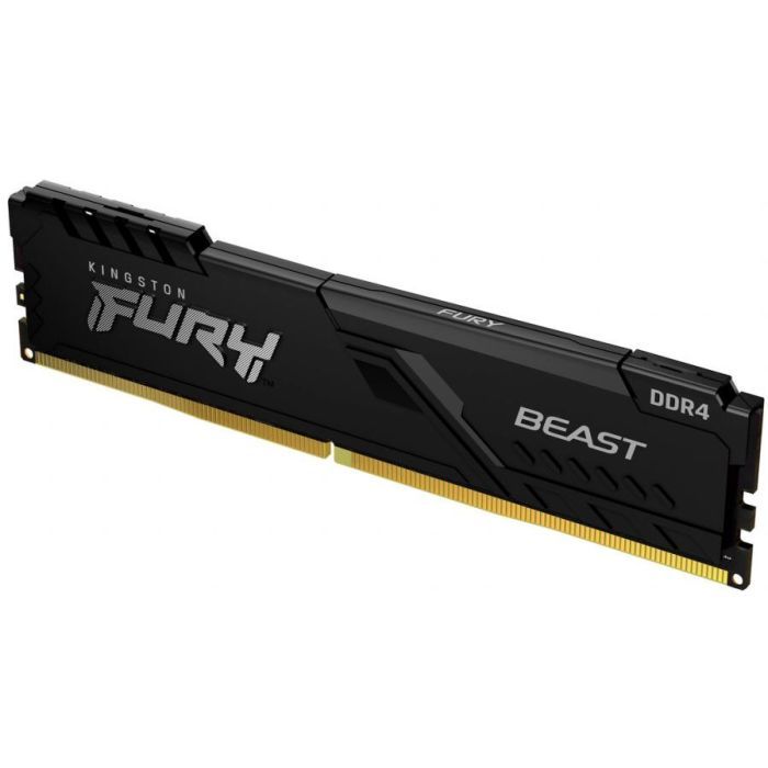 Модуль памяти для компьютера DDR4 8GB 3200 MHz Fury Beast Black Kingston Fury (ex.HyperX) (KF432C16BB/8) изображение 3