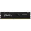 Модуль памяти для компьютера DDR4 16GB 3200 MHz Beast Black Kingston Fury (ex.HyperX) (KF432C16BB/16)