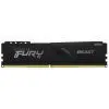 Модуль памяти для компьютера DDR4 16GB 3200 MHz Beast Black Kingston Fury (ex.HyperX) (KF432C16BB/16)