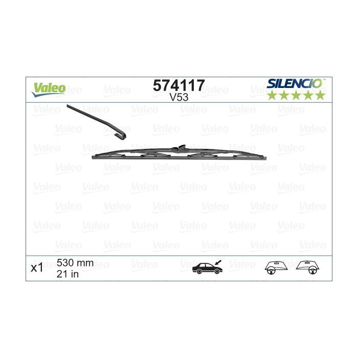 Щетка стеклоочистителя Valeo 574117