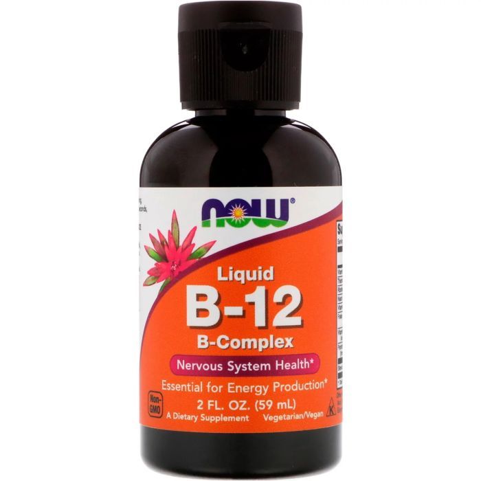 Витамин Now Foods Витамин B-12 Жидкий, Liquid B-12, 59 мл (NOW-00464)