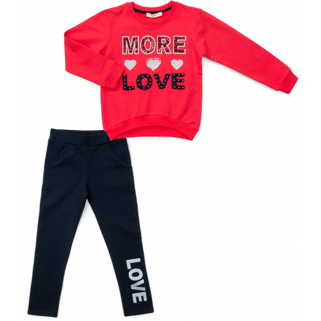 Спортивный костюм Breeze "MORE LOVE" (13269-134G-coral)