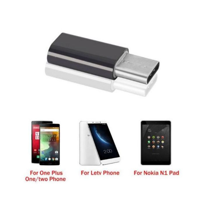 Перехідник Type-C to Micro USB Lapara (LA-Type-C-MicroUSB-adaptor black) зображення 6