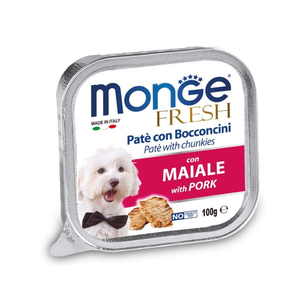 Консервы для собак Monge DOG FRESH свинина 100 г (8009470013093)