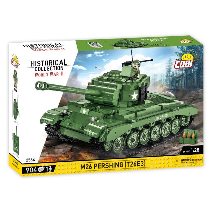 Конструктор Cobi Танк M26 Первинг 1:28, 904 детали (COBI-2564)