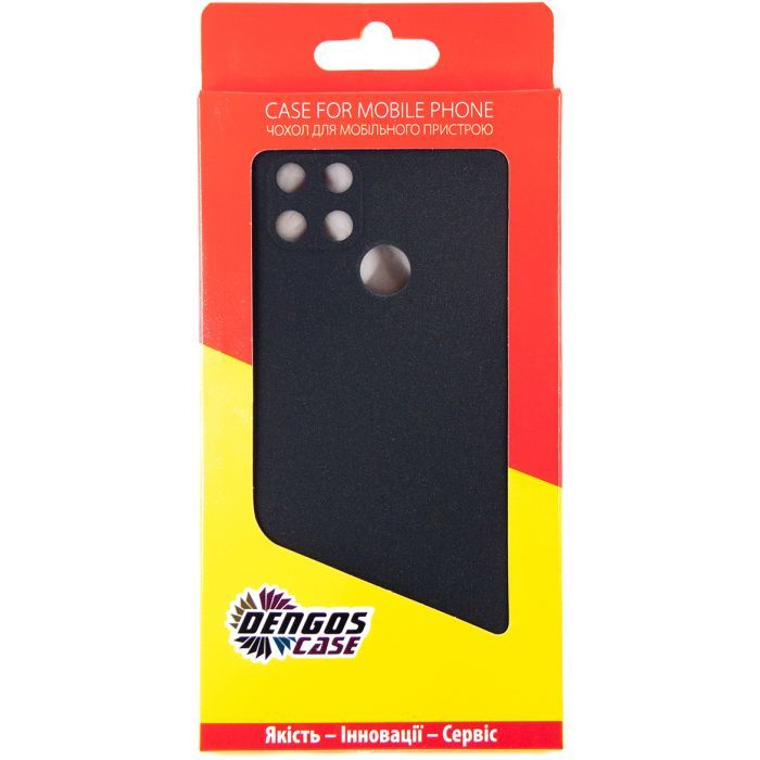 Чохол до мобільного телефона Dengos Carbon Realme C25y (black) (DG-TPU-CRBN-145) зображення 4