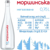 Минеральная вода Моршинська Премиум 0.75 н/газ ст. с декором изображение 5