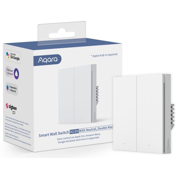 Умный выключатель Aqara H1 (WS-EUK03) изображение 5
