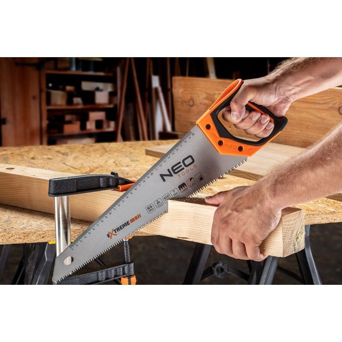 Ножовка Neo Tools по дереву, Extreme, 450 мм, 7TPI (41-136) изображение 5