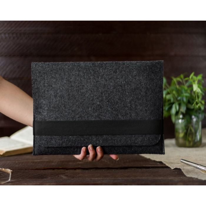 Чехол для ноутбука Gmakin 14 Macbook Pro, horizontal, Dark Gray (GM14-14) изображение 10