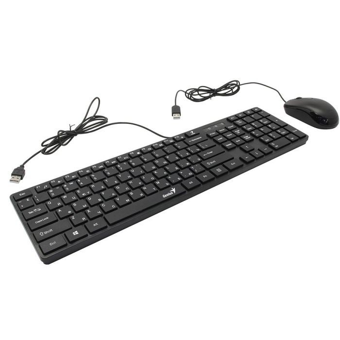 Комплект Genius C-126 SlimStar USB Black Ukr (31330007407) изображение 3