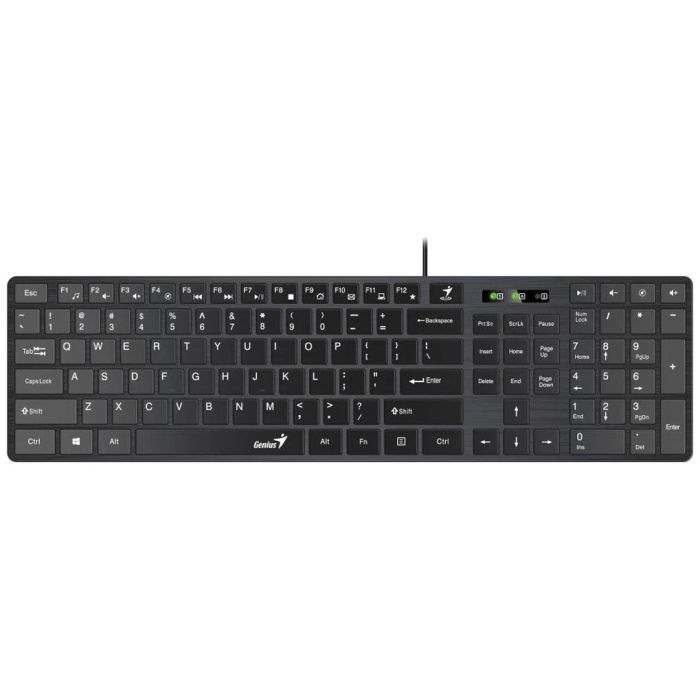 Комплект Genius C-126 SlimStar USB Black Ukr (31330007407) изображение 4