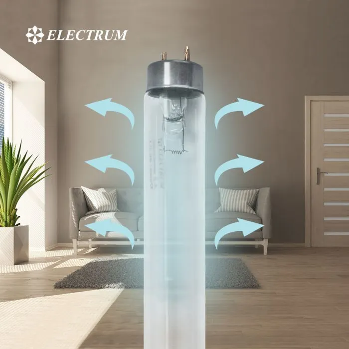 Лампочка Electrum T8 15W бактер. G13 (A-FG-0495) изображение 3