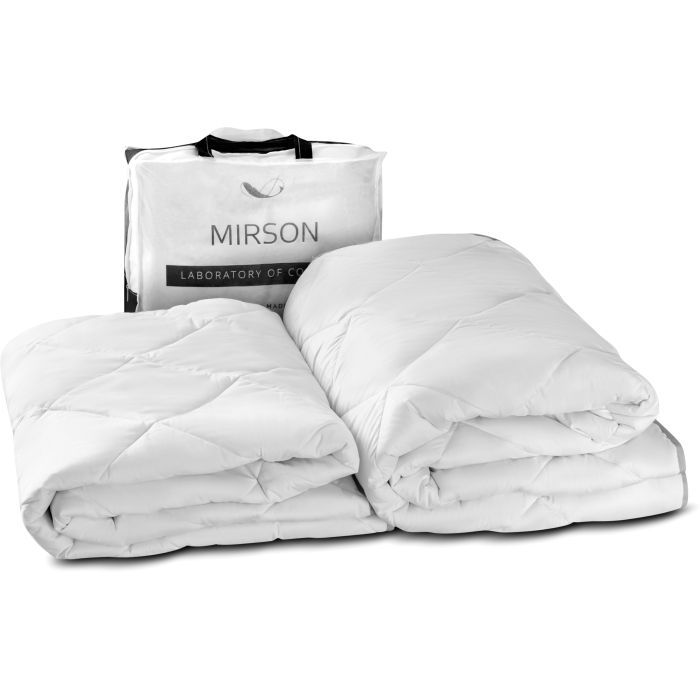 Ковдра MirSon бавовняна №1412 Bianco Демісезонна 172x205 см (2200001536456) зображення 5