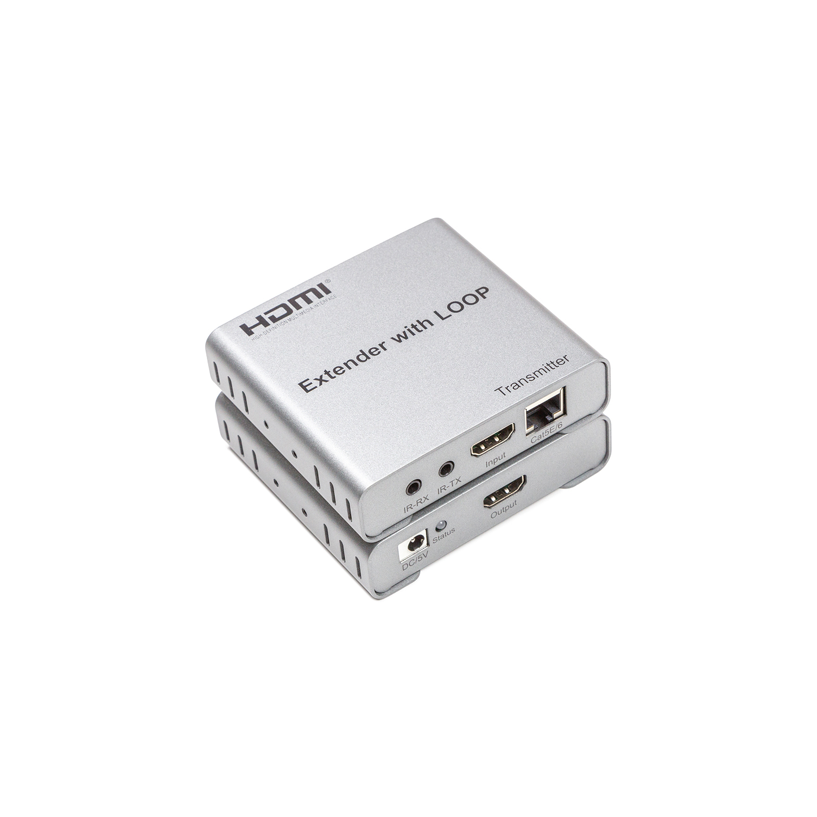 Адаптер HDMI 4K/30hz, up to 100m via CAT5E/6, loop-out (HDES12-LOOP) PowerPlant (CA912964) изображение 4