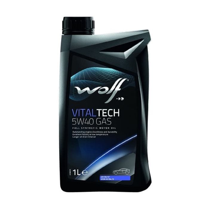 Моторное масло Wolf VITALTECH 5W40 GAS 1л (8325892)