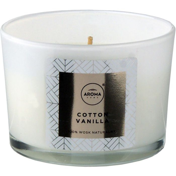 Ароматическая свеча Aroma Home Elegance Cotton Vanilla 115 г (5902846836650)