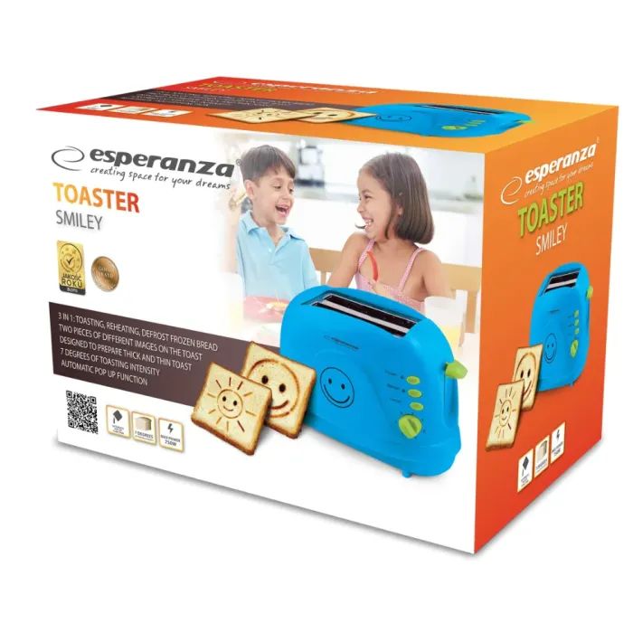 Тостер Esperanza EKT003B изображение 3