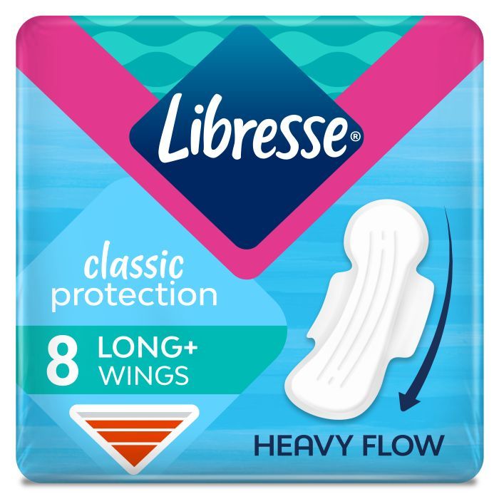 Гигиенические прокладки Libresse Classic Protection Long 8 шт. (7322541233512)