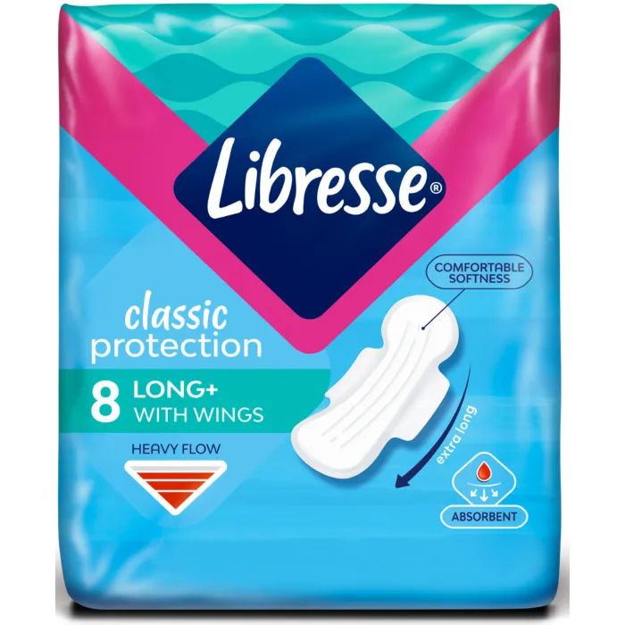 Гигиенические прокладки Libresse Classic Protection Long 8 шт. (7322541233512) изображение 2