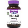 Витамин Bluebonnet Nutrition Фолиевая кислота 400 мг, Folic Acid, 90 вегетарианских капсул (BLB0449)
