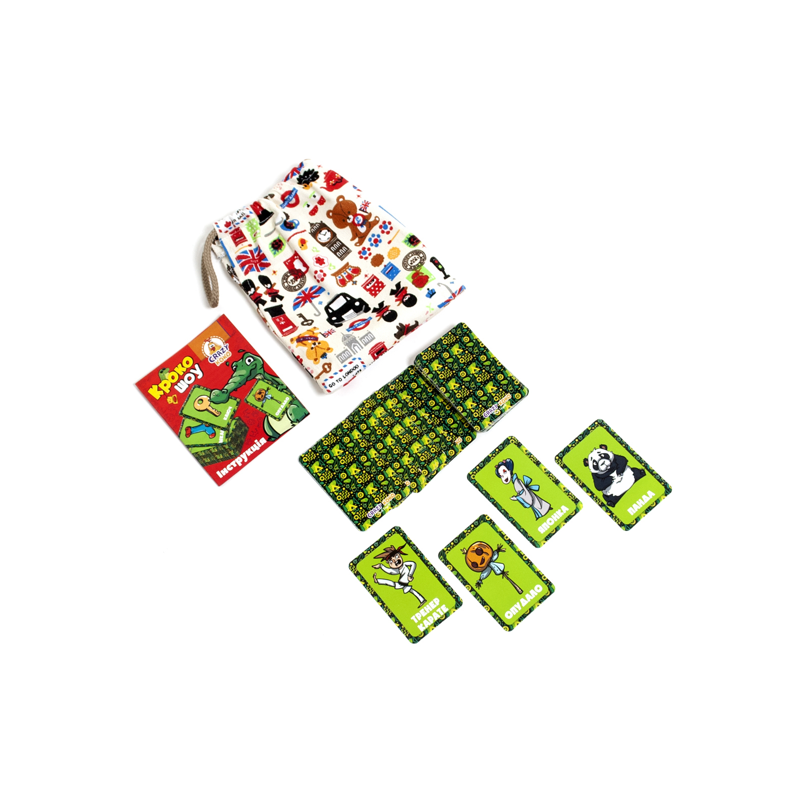 Настольная игра Vladi Toys Игра в мешочке Крокошоу (укр) (VT8077-10) изображение 2